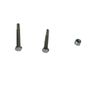 13 x 1-1/2' takket flangebolt, fuld gevind, st&aring;l, galvaniseret del